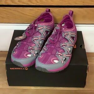 Merrell Girls Hydro Choprock Shandal Gray/ Purple